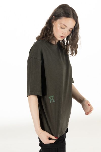 Achilles and the Tortoise Logo Tee Forest Green