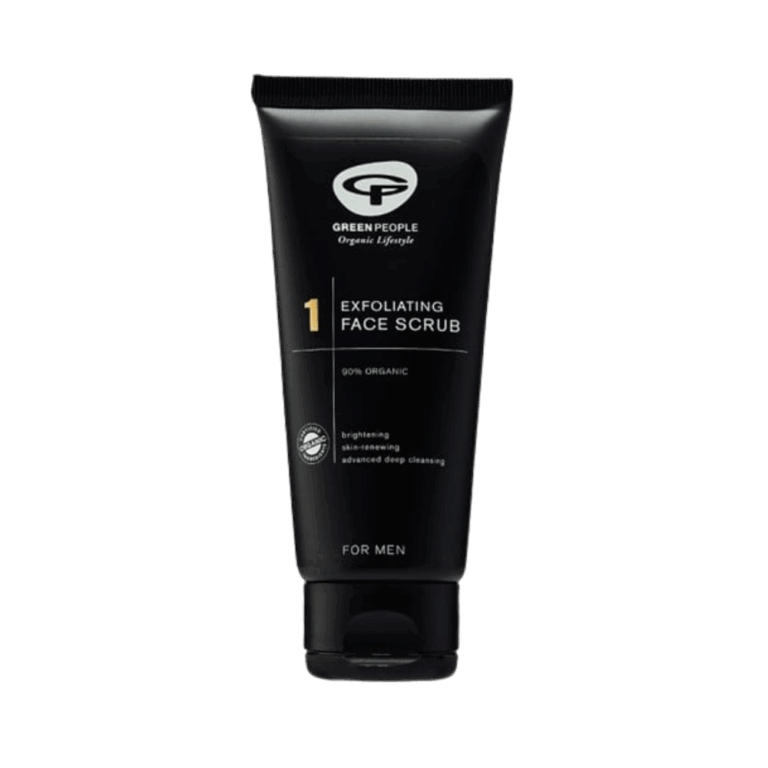 Green People No. 1 Exfoliating Face Scrub | Natuurlijke & vegan gezichtsscrub voor mannen | Gecertificeerd biologisch en bevat natuurlijke ingrediënten