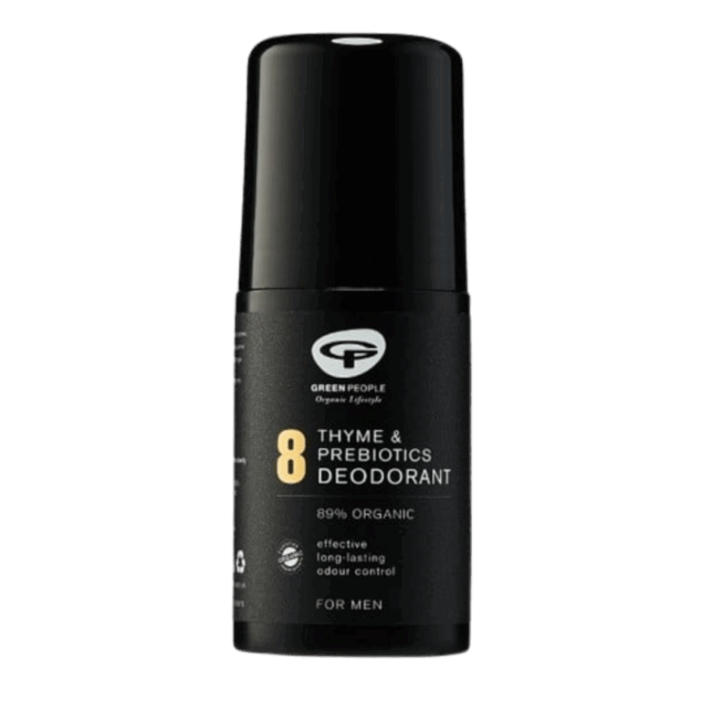 Green People No. 8 Tijm & Prebiotica Deodorant | Biologische roll deodorant voor mannen en vrouwen. Geschikt voor elk huidtype, ook de gevoelige huid