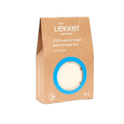 The LEKKER Company Hand & Body Bar | Dankzij de handige bloemvormige structuur ligt hij tijdens het douchen en handwassen stevig in je handen, da's LEKKER! | SHOWER COCO NUTS