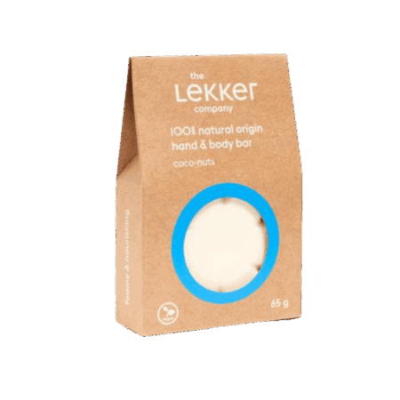 The LEKKER Company Hand & Body Bar | Dankzij de handige bloemvormige structuur ligt hij tijdens het douchen en handwassen stevig in je handen, da's LEKKER! | SHOWER COCO NUTS