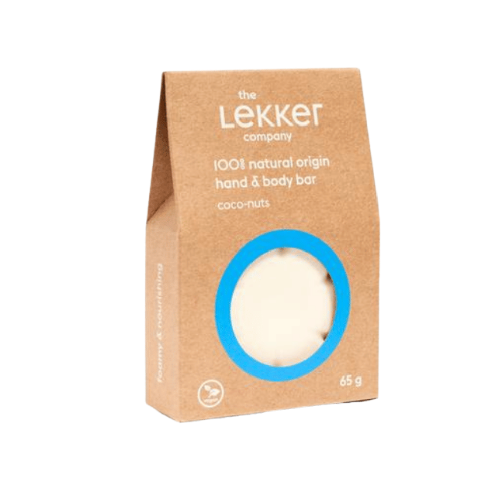 The LEKKER Company Hand & Body Bar | Dankzij de handige bloemvormige structuur ligt hij tijdens het douchen en handwassen stevig in je handen, da's LEKKER! | SHOWER COCO NUTS