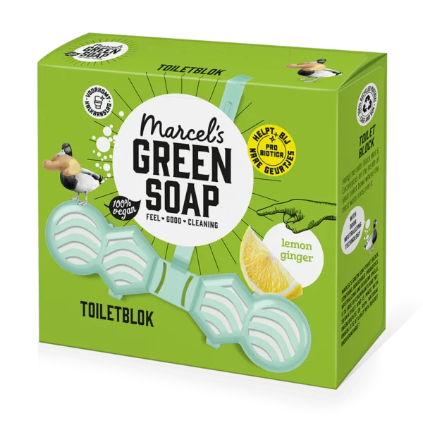 Marcel's Green Soap Toiletblok Limoen & Gember
