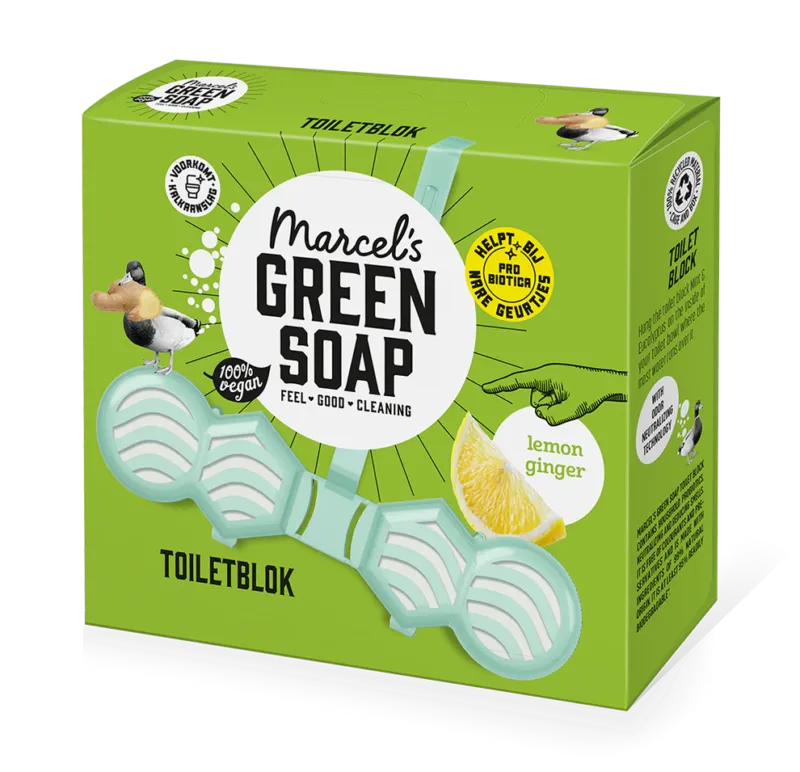 Marcel's Green Soap Toiletblok Limoen & Gember