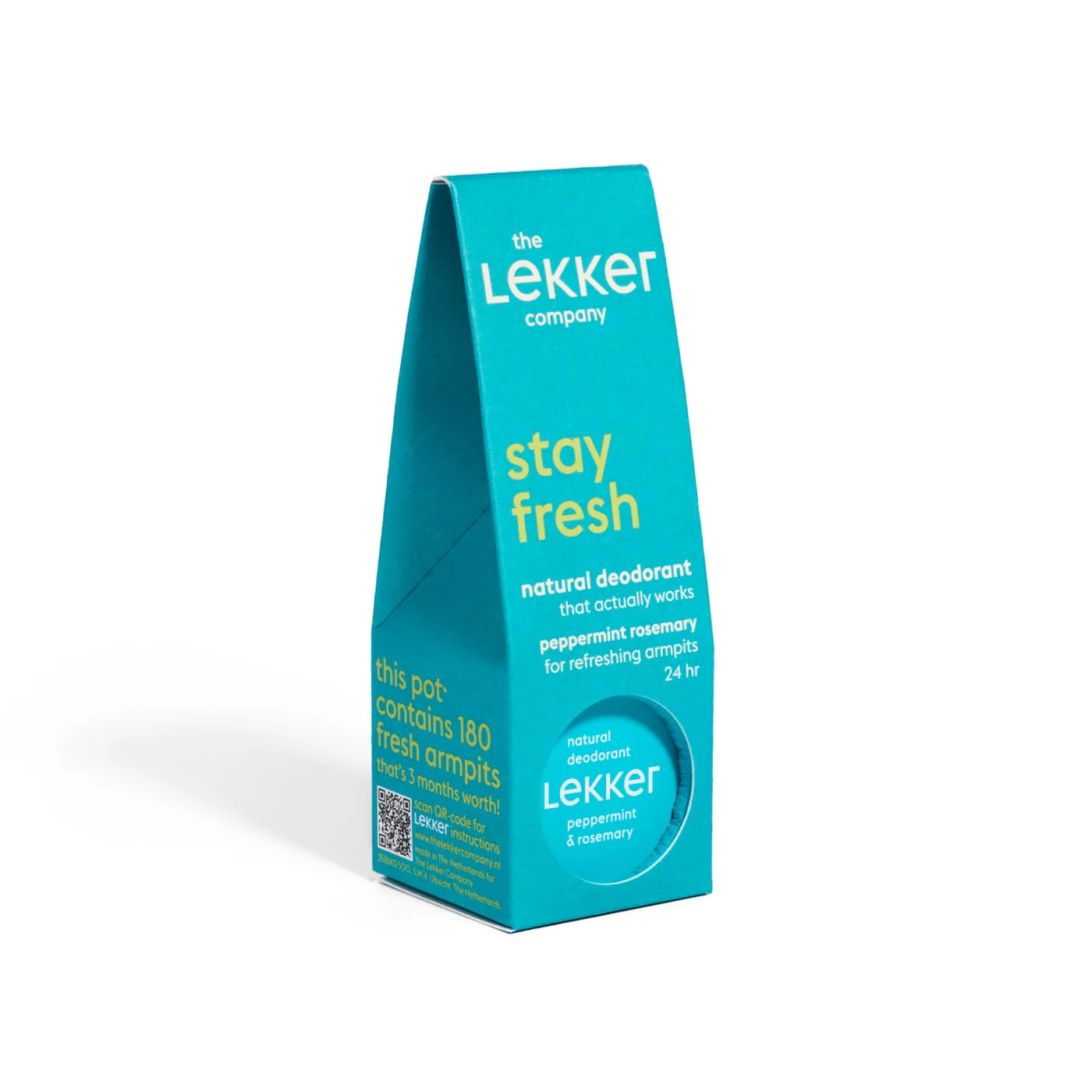 The LEKKER Company Deodorant Pepermunt & Rozemarijn | Stay Fresh Deodorant