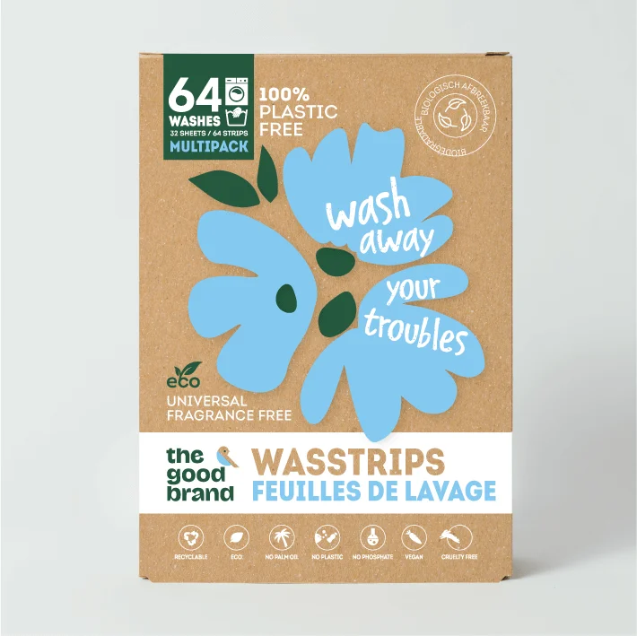 The Good Brand Wasstrips Bloemen 64 Stuks