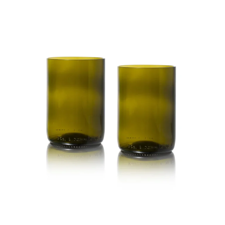 Rebottled Tumbler Glazen 2 pack Olive