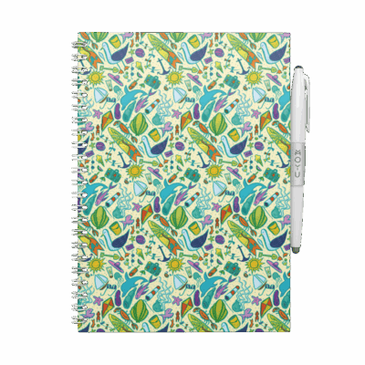 MOYU uitwisbare steenpapieren Beachy Fun Notebook