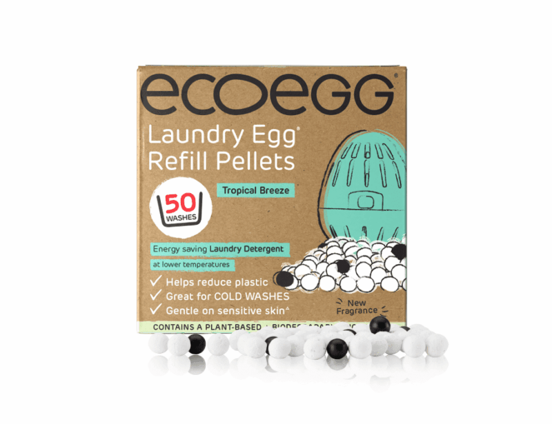 Ecoegg Navulling Wasbal 50 wasjes - Geur Tropical Breeze