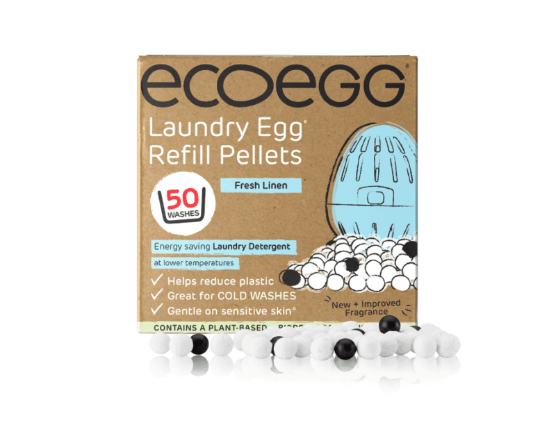 Ecoegg Navulling Wasbal 50 wasjes - Geur Fresh Linen