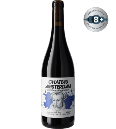 Chateau Amsterdam - Sangiovese-Cabernet Franc - 8+ Hamersma | Chateau Amsterdam Sangiovese (IT) + Cabernet Franc (FR) '22