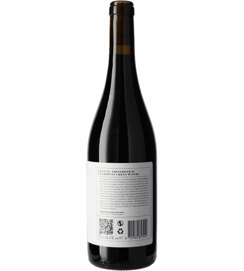 Chateau Amsterdam Sangiovese (IT) + Cabernet Franc (FR) '22 - Afbeelding 2