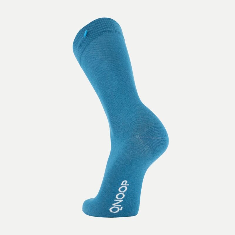 Qnoop Solid Socks Sea Blue - Afbeelding 4