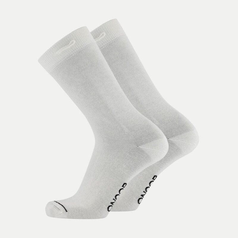 Qnoop Solid Socks White - Afbeelding 3