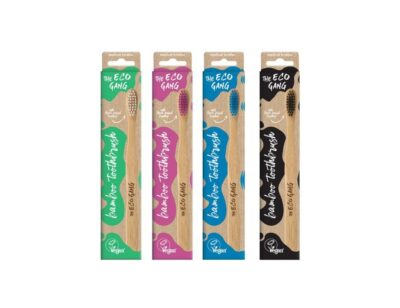 The Eco Gang Bamboe Tandenborstel Medium Mix 20st.