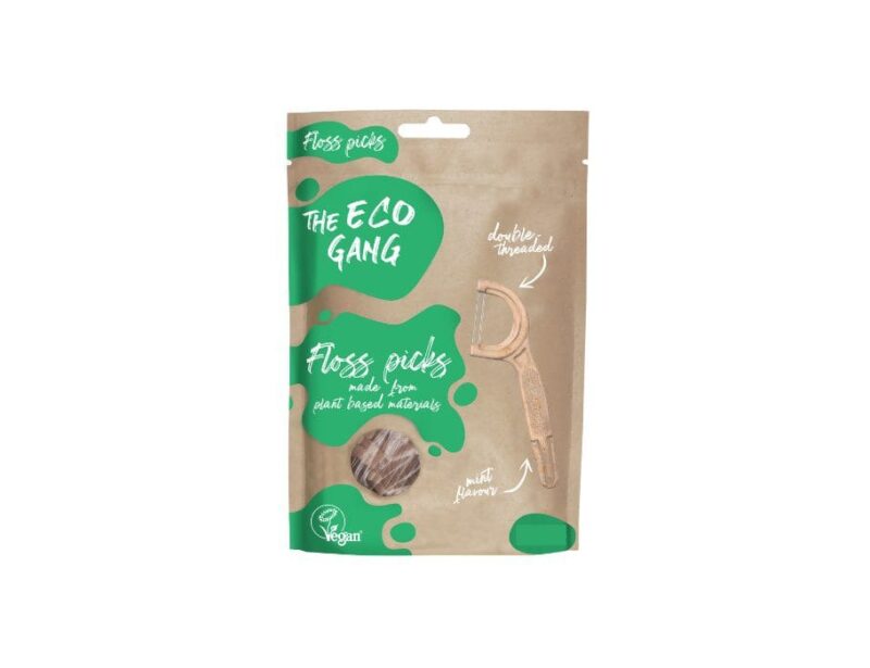 The Eco Gang Tandenstokers met Flosdraad 12st | Mint