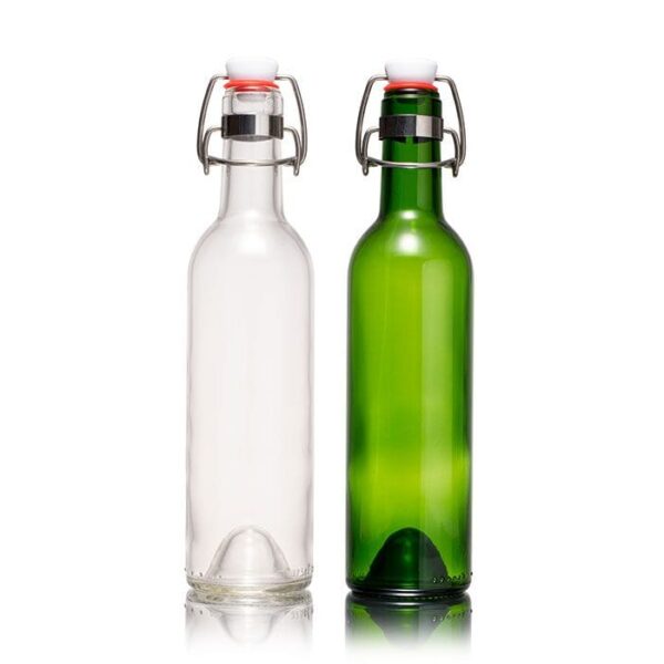 Rebottled Waterfles 375 ml | Clear & Green