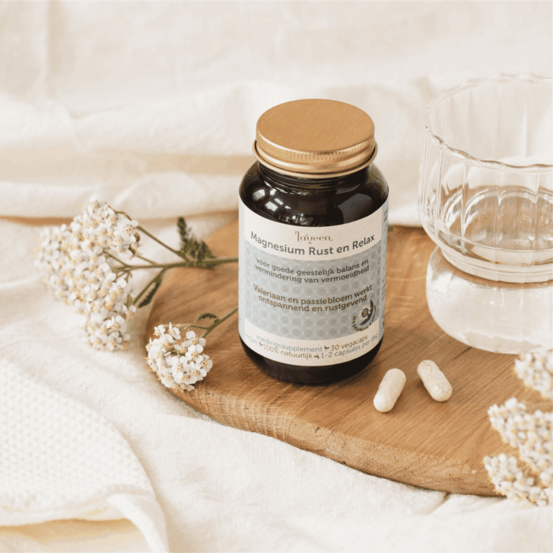 Sfeerfoto van de rust en relax capsules bedoeld voor stressmomenten.