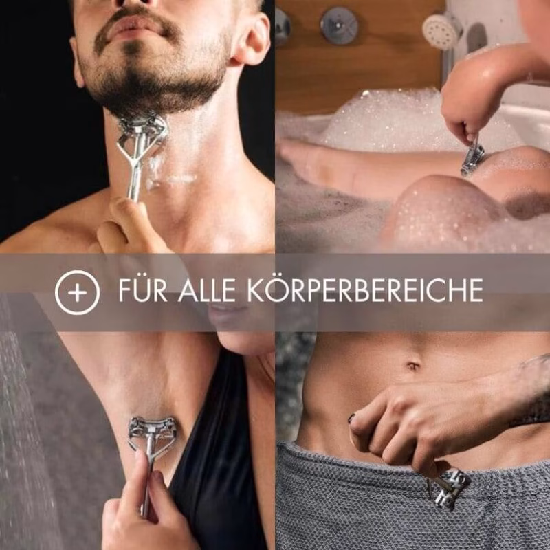 SHAVENT Original 1.0 Schwingkopf-Rasierer, inkl. Standfuß - Chrome