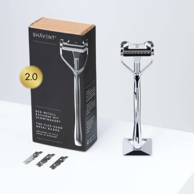 SHAVENT Original 2.0 Scheermes met Flexibele Kop | Het beste van twee werelden voor jouw perfecte scheerbeurt | Scheer jezelf zoals nooit tevoren!