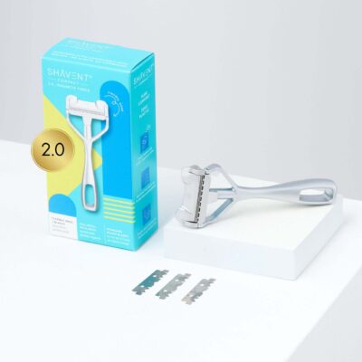 SHAVENT Compact 2.0 Scheermes met Flexibele kop | Licht van gewicht | ideaal voor onder de douche | Makkelijk op te hangen scheermes | SHAVENT
