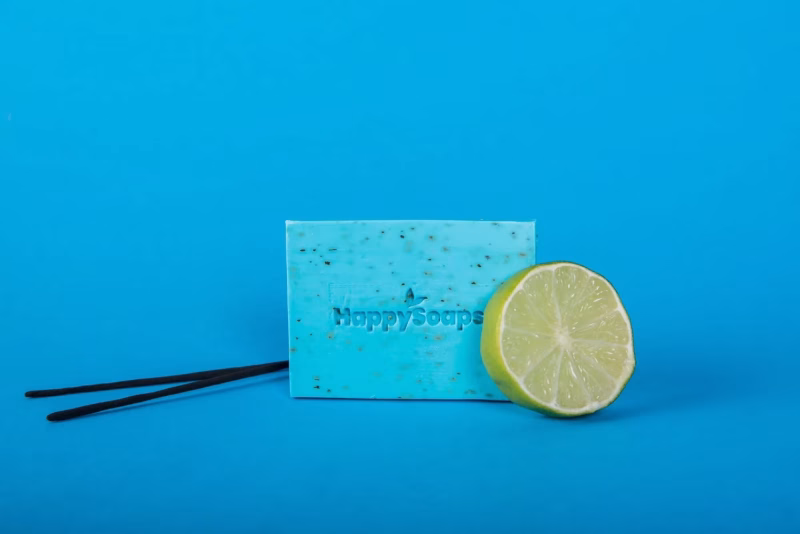 HappySoaps Body Wash Bar Bergamot Wierook