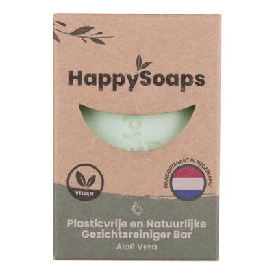 HappySoaps Gezichtreiniger Bar Aloë Vera