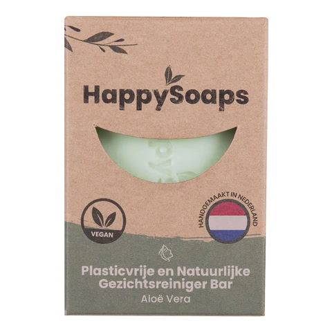 HappySoaps Gezichtreiniger Bar Aloë Vera