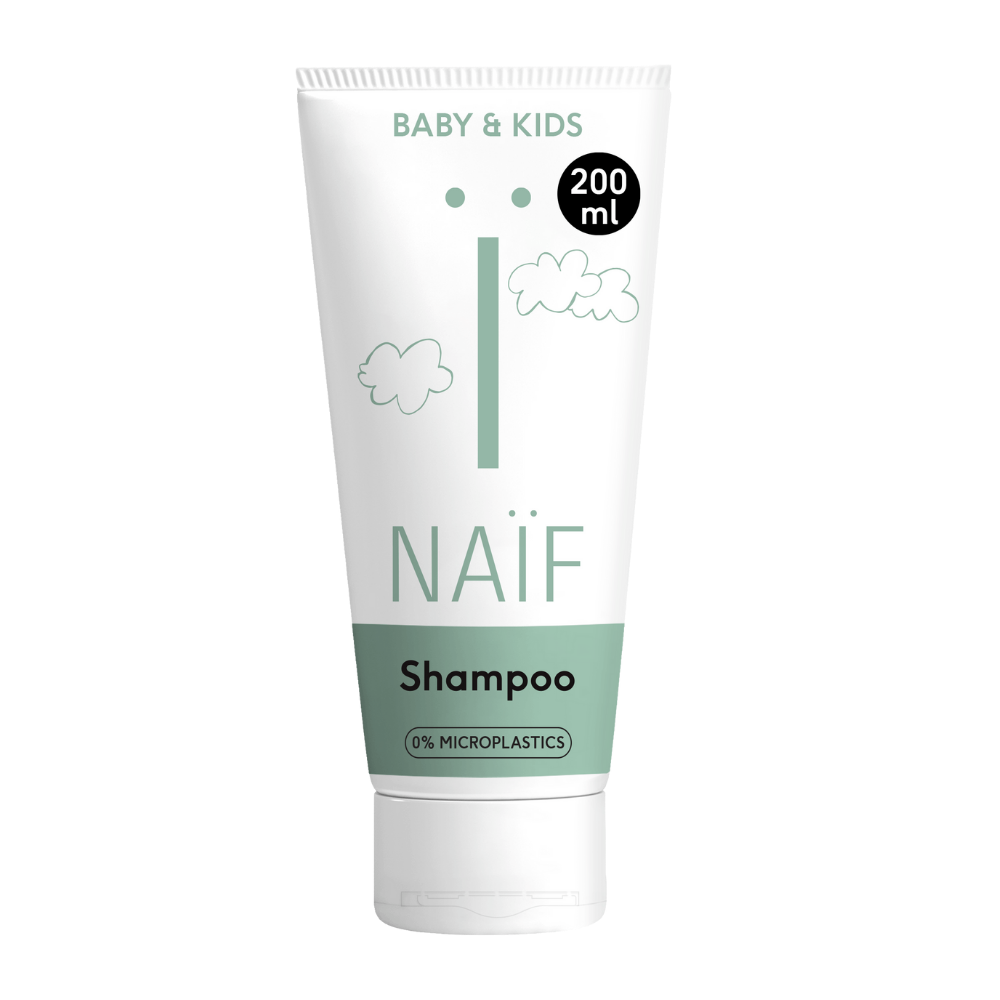 Naïf Voedende Shampoo voor Baby & Kids | Reinigt en verzorgt het haar en hoofdhuidMet milde Naïf geur - zonder de 26 meest voorkomende allergenen