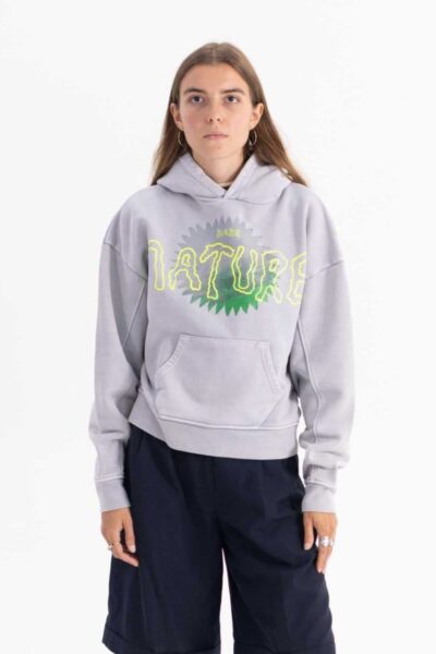 Achilles and the Tortoise More Nature Hoodie Grey | 50% GRS-gecertificeerd gerecycled katoen / 50% OCS-gecertificeerd biologisch katoen | Achilles hoodie