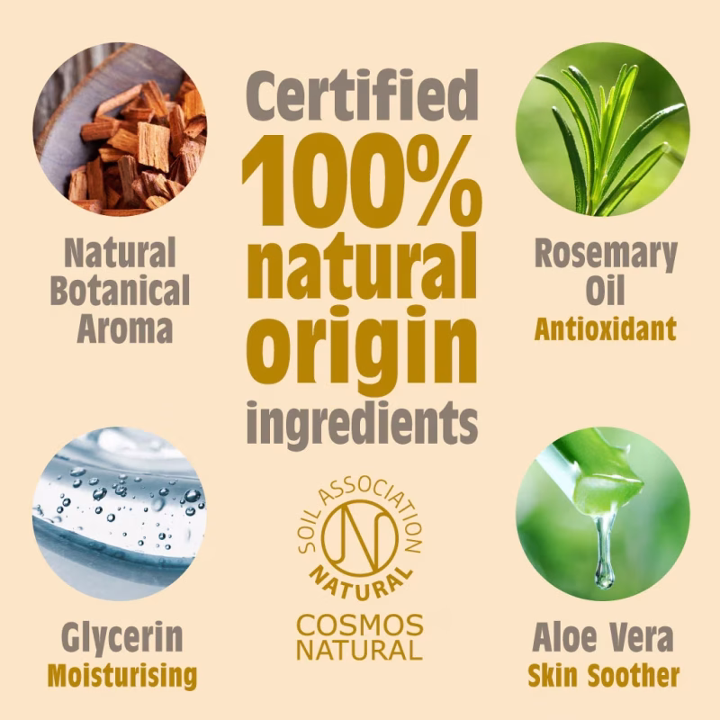 Salt of the Earth Amber en Sandelhout Natuurlijke Deodorant Roll-On | Ervaar betrouwbare bescherming, de hele dag door | Amber en Sandelhout | 100% natuurlijk