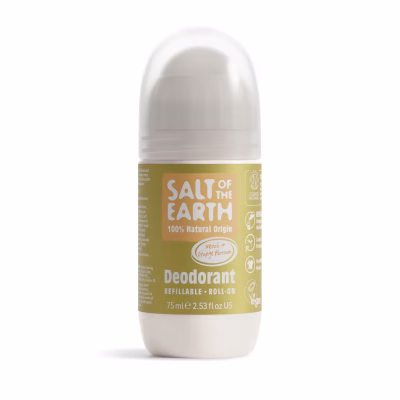 Salt of the Earth Neroli en Sinaasappel Natuurlijke Deodorant Roll-On | Ervaar betrouwbare bescherming, de hele dag door | Neroli en Sinaasappel | 100% N