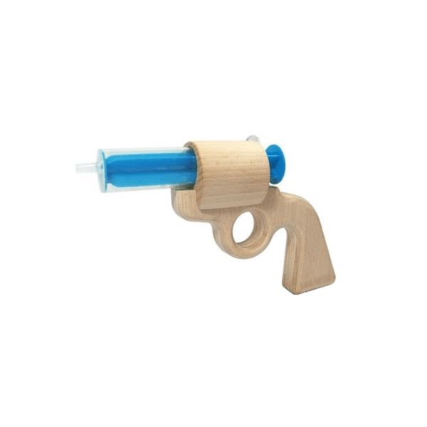 Neue Freunde Aqua Joe Waterpistool van Beukenhout | Stoer waterpistooltje die tot wel 9 meter kan spuiten | Dit worden je nieuwe vrienden!