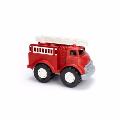 Green Toys Brandweerauto Gerecycled | Laat de sirenes loeien, we gaan katjes uit bomen redden of vuren blussen | Een Brandweerauto van Green Toys!