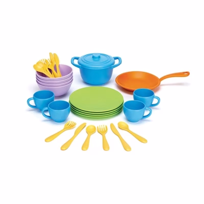 Green Toys Kook en Diner set Gerecycled | Wil jij later een echte chef worden? Of trakteer jij je vriendjes en vriendinnetjes graag op lekkers?