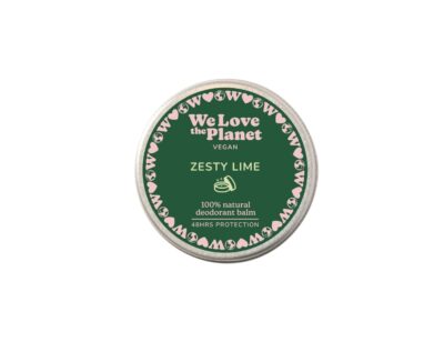 Zesty Lime van We Love The Planet is een luxe geurcombinatie van limoen, mandarijn en bergamot | Deo balm We Love The Planet | Biologische deodorant