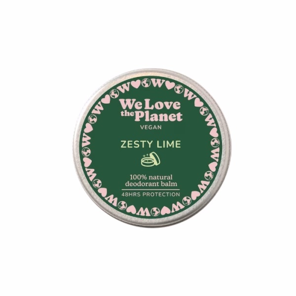 Zesty Lime van We Love The Planet is een luxe geurcombinatie van limoen, mandarijn en bergamot | Deo balm We Love The Planet | Biologische deodorant