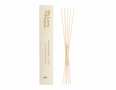 Deze geurstokjes passen perfect bij de 100ml en 250ml diffusers van We Love The Planet | De 100% natuurlijke geurolie in de diffuser goed verspreid wordt | Voor 250ml