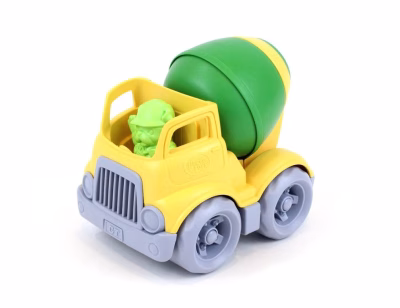 Green Toys Betonmixer Gerecycled Materiaal | Mix it up! Deze speeltruck in de vorm van een betonmixer zorgt voor urenlang speelplezier bij kinderen 2jaar