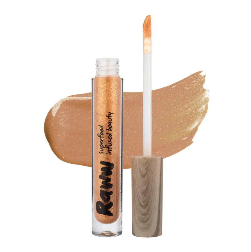 RAWW Coconut Splash Lip Gloss Cinnamon Fizz | Deze luxe lipgloss is verrijkt met kokosolie en heeft een subtiele, zoete smaak | Een gehydrateerde look de hele dag!