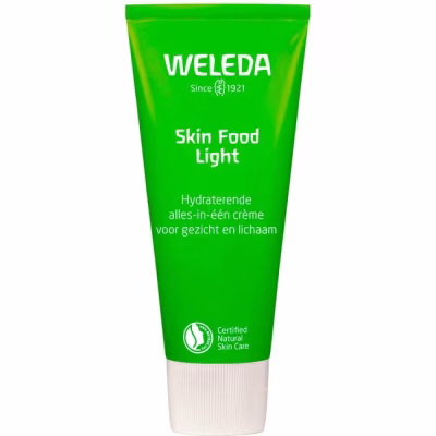 Een echte alleskunner | Skin Food Light 75ml trekt snel in en zorgt voor hydratatie | Voor gezicht en lichaam | Hydraterende crème voor de droge huid