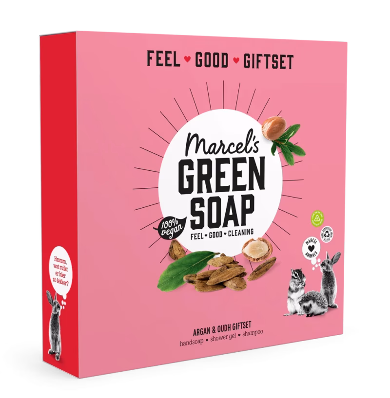 Marcel's Green Soap Giftsets: een Feel Good cadeau dat verantwoord én verrassend is! In de drie meest iconische geuren van Marcel!