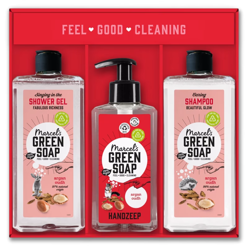 Marcel's Green Soap Giftsets: een Feel Good cadeau dat verantwoord én verrassend is! In de drie meest iconische geuren van Marcel!