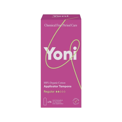 Ervaar gemak en bescherming met de Yoni Tampons met Inbrenghuls Regular (16 stuks). Deze tampons zijn ontworpen voor dagen met een zware menstruatie!
