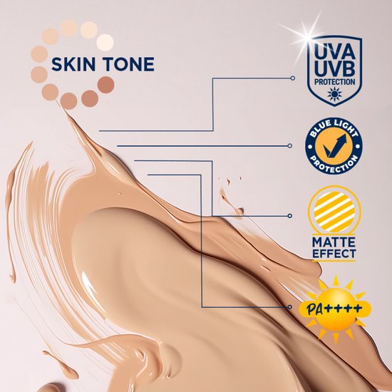 Bescherm je huid effectief tegen de zon én geef een lichte tint met Celenes Herbal Sunscreen Dry Touch Fluid Tinted Light SPF 50 50ml. Deze lichte, snel absorberende zonnebescherming biedt brede bescherming tegen UVA- en UVB-stralen en geeft een natuurlijke, subtiele dekking. Verrijkt met plantaardige ingrediënten die de huid kalmeren en hydrateren, ideaal voor dagelijks gebruik.