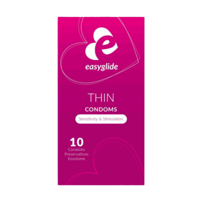 Ervaar maximale gevoeligheid en betrouwbare bescherming met Easyglide Condooms Extra Thin. Deze condooms zijn extra dun, waardoor ze een natuurlijk gevoel bieden zonder in te boeten op veiligheid. Perfect voor koppels die intensere intimiteit willen combineren met zekerheid | 10 stuks