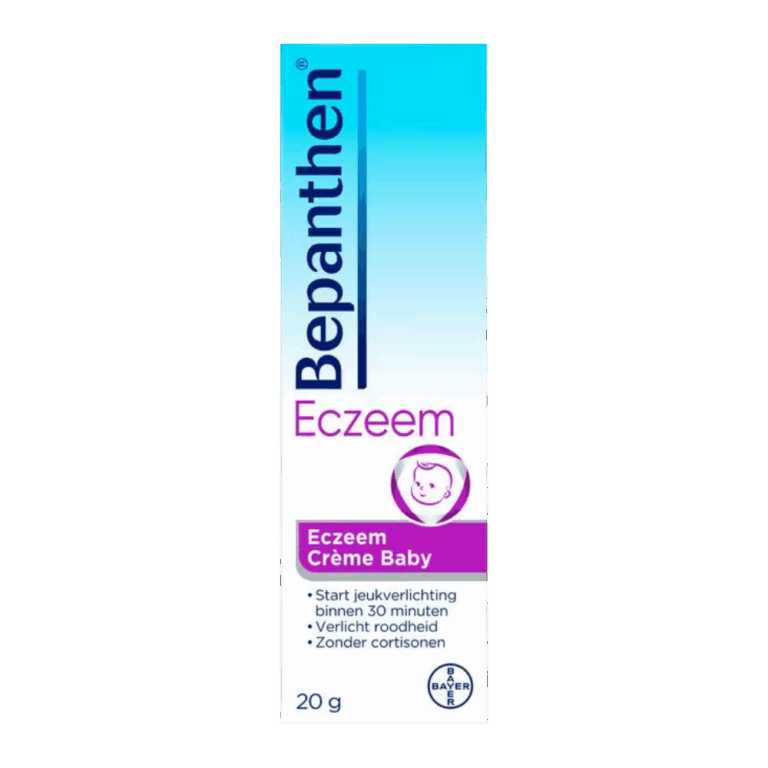 Verzorg de gevoelige babyhuid met Bepanthen Eczeem Crème Baby 20g. Deze crème is speciaal ontwikkeld voor baby’s met een droge, eczeemgevoelige of geïrriteerde huid.