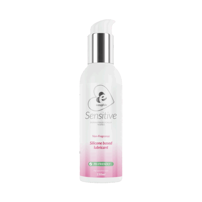 Ervaar soepele en langdurige glijding met Easyglide Glijmiddel Sensitive Silicone 150ml. Dit glijmiddel is speciaal ontwikkeld voor een gevoelige huid en zorgt voor optimaal comfort tijdens intieme momenten. Perfect voor koppels die extra verzorging en veiligheid willen combineren met plezier.