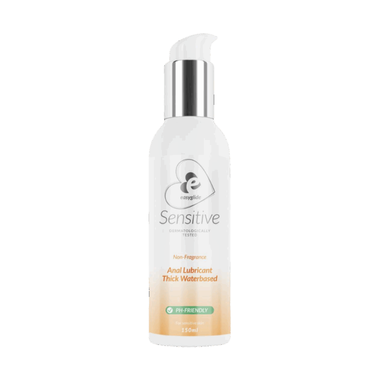 Ervaar zachte en veilige glijding speciaal ontwikkeld voor anaal gebruik met Easyglide Glijmiddel Sensitive Waterbasis Anaal 150ml. Dit glijmiddel is geschikt voor een gevoelige huid en biedt optimaal comfort en bescherming, zodat intimiteit altijd prettig en veilig verloopt.