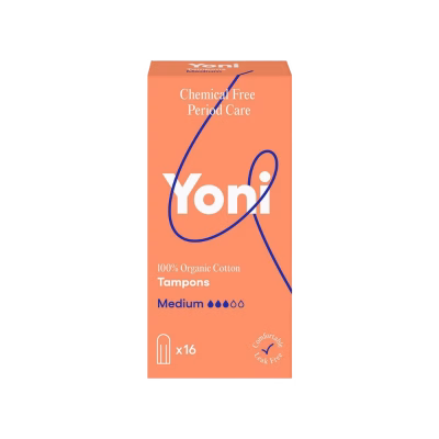 Ervaar comfort en zekerheid met de Yoni Tampons Medium (16 stuks). Deze tampons zijn speciaal ontworpen voor dagen met een gemiddelde menstruatie!